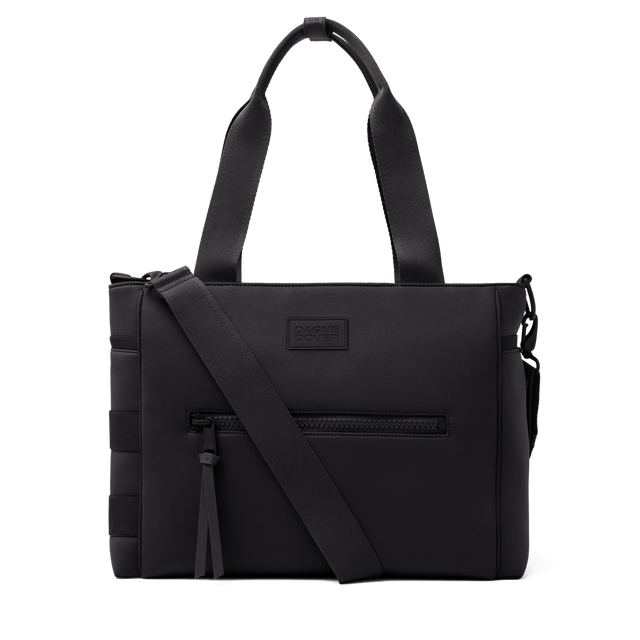 Dagne Dover large Wade Diaper Tote in black.